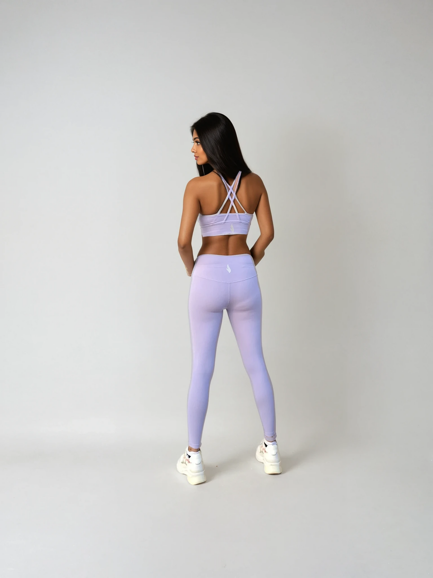 Women's Sports Bra (Ethereal Lavender)