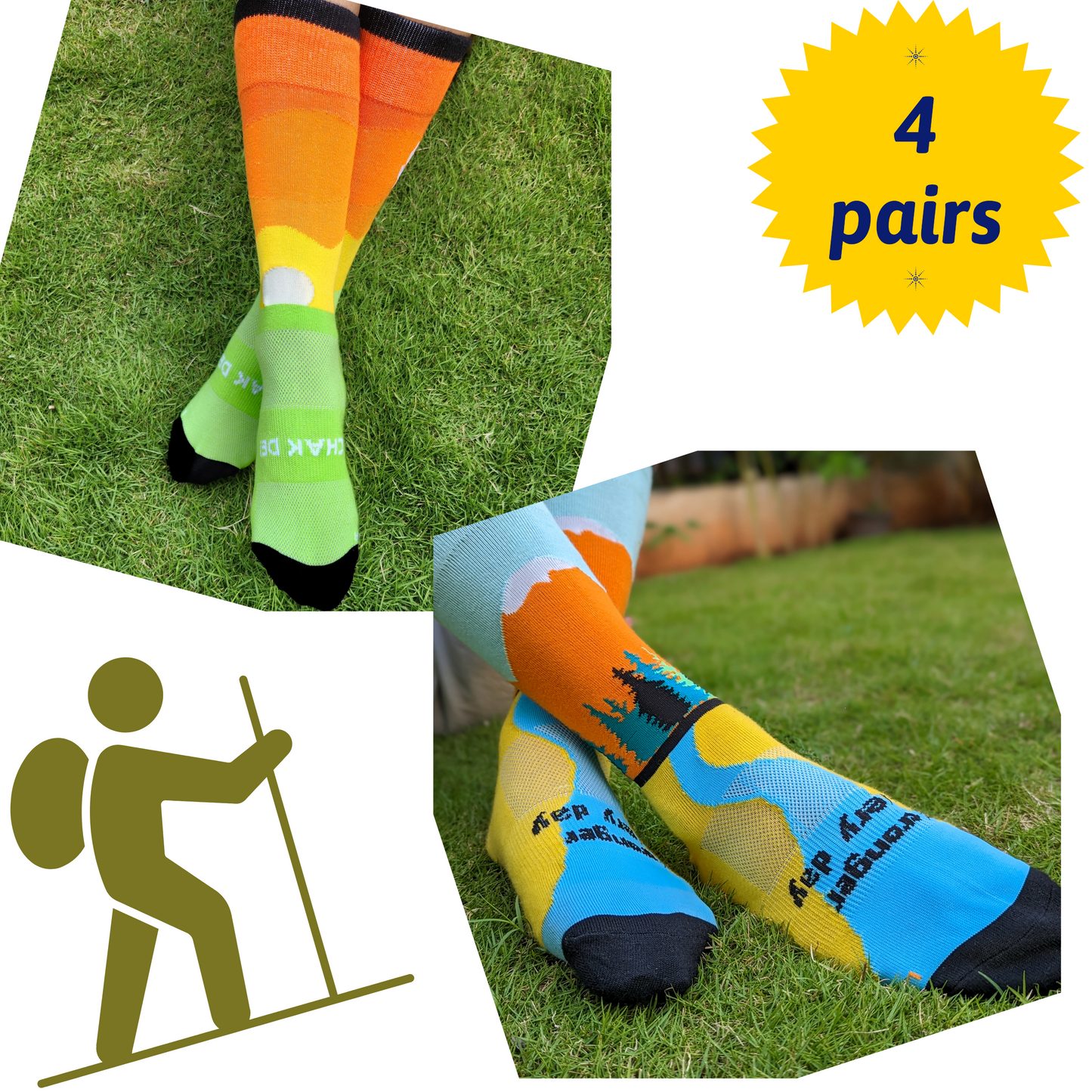 Trekking Socks | (4 PAIRS)