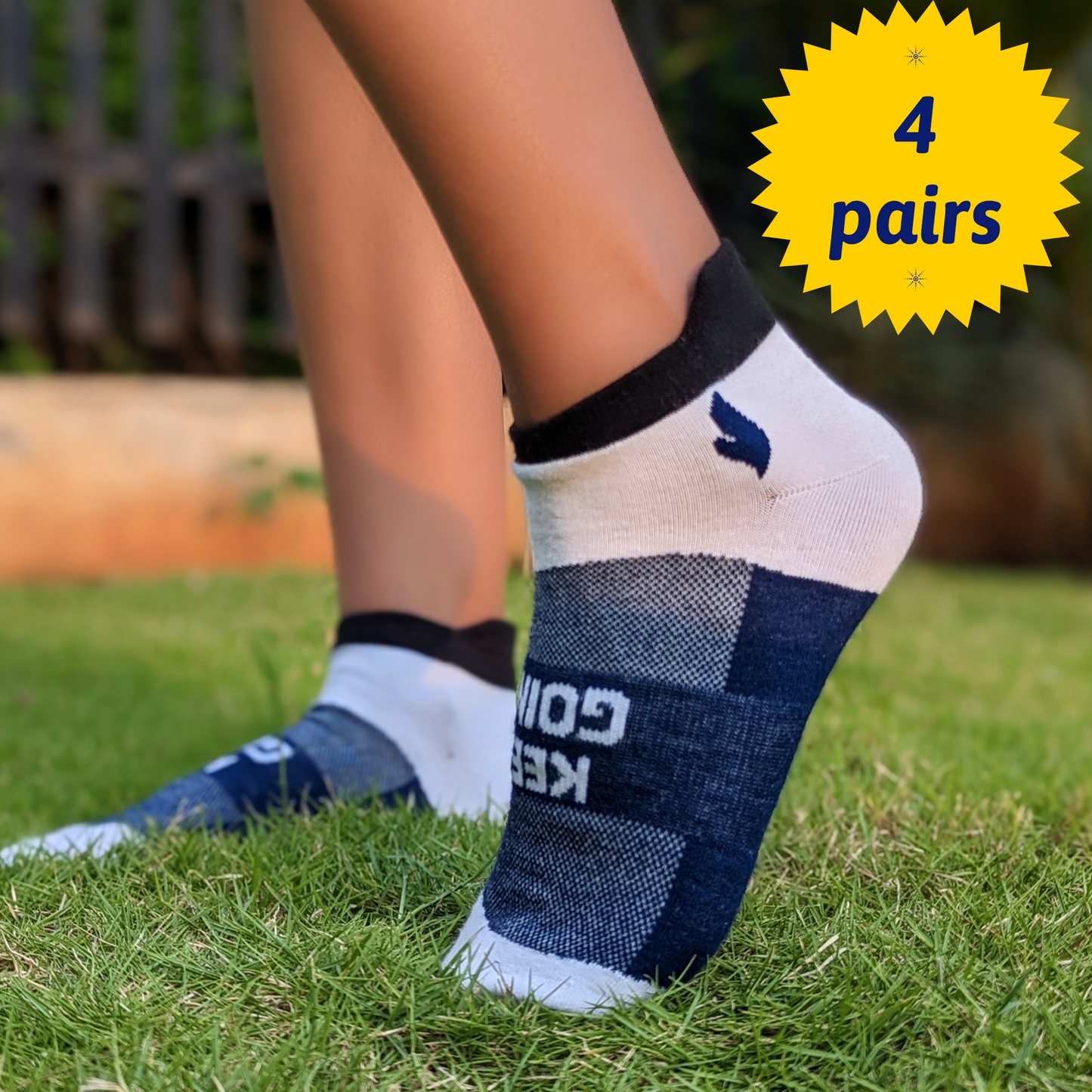 Thin Bamboo Socks (4 PAIRS) | Indigo Inspire